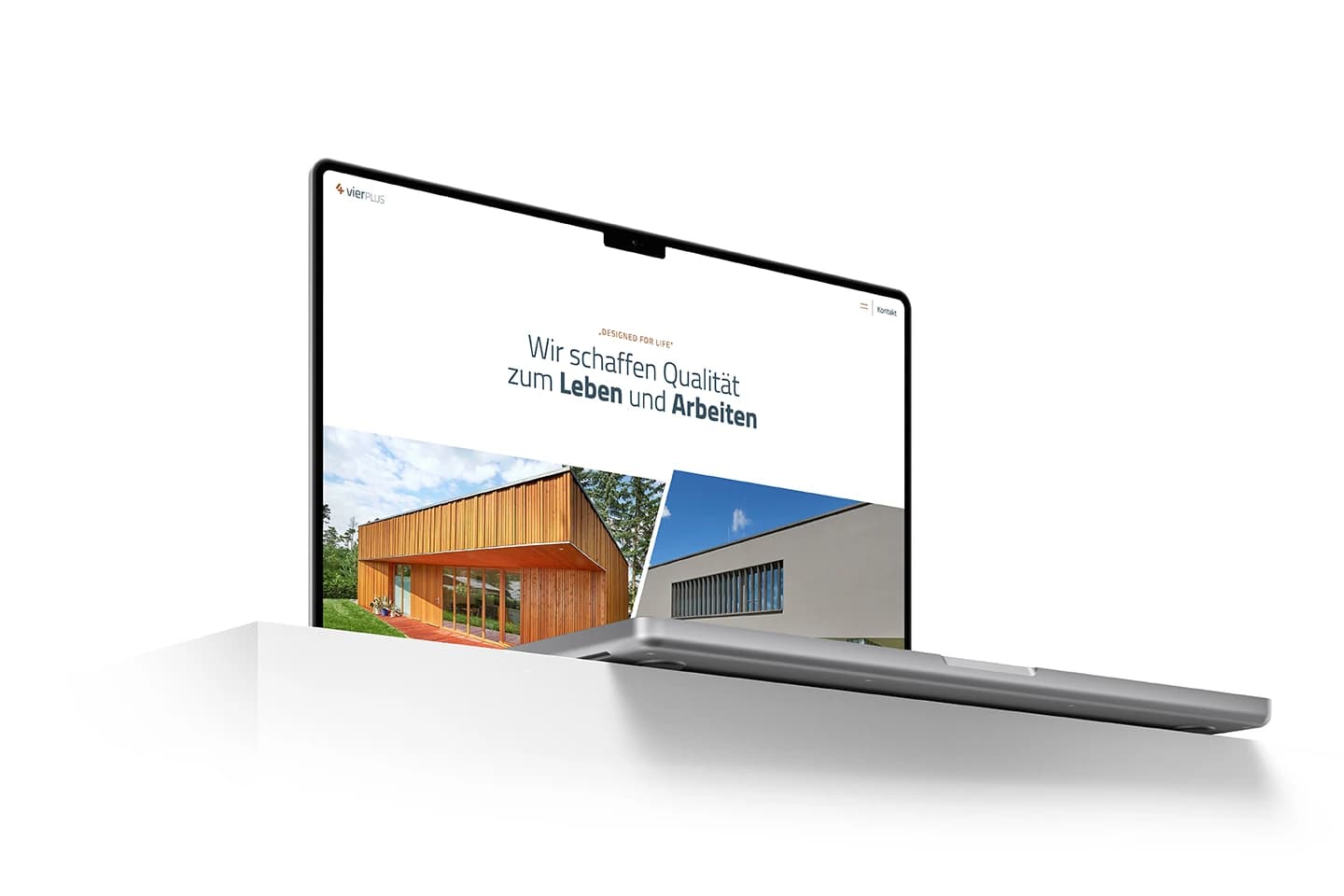 Nachher-Bild: Webseite von vierPLUS Webseite erstellt von weareajk.